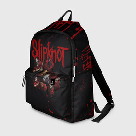 Рюкзак 3D с принтом SLIPKNOT | СЛИПКНОТ (Z) в Кировске, 100% полиэстер | лямки с регулируемой длиной, сверху петелька, чтобы рюкзак можно было повесить на вешалку. Основное отделение закрывается на молнию, как и внешний карман. Внутри два дополнительных кармана, один из которых закрывается на молнию. По бокам два дополнительных кармашка | rock | slipknot | алессандро вентурелла | джей вайнберг | джеймс рут | кори тейлор | крэйг джонс | мик томсон | петля | рок | сид уилсон | скользящий узел | слипкнот | тяжелый рок | удавка | шон крэхан