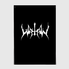 Постер с принтом Watain в Кировске, 100% бумага
 | бумага, плотность 150 мг. Матовая, но за счет высокого коэффициента гладкости имеет небольшой блеск и дает на свету блики, но в отличии от глянцевой бумаги не покрыта лаком | Тематика изображения на принте: black metal | rock | watain | блэк метал | ватайн | группы | метал | рок