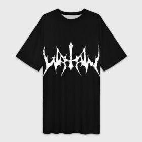 Платье-футболка 3D с принтом Watain в Кировске,  |  | black metal | rock | watain | блэк метал | ватайн | группы | метал | рок