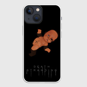Чехол для iPhone 13 mini с принтом Dead Stranding в Кировске,  |  | глаза | кукла | мазут | слезы | шов