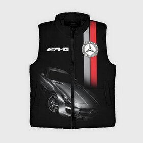 Женский жилет утепленный 3D с принтом MERCEDES BENZ AMG в Кировске,  |  | amg | auto | benz | car | cool | dark | germany | logo.star | machine | mercedes | sport | автомобиль | бенц | водитель | германия | логотип | машины | мерин | мерс | мерседес | немец | премиум | спорткар | тачки