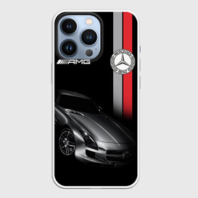 Чехол для iPhone 13 Pro с принтом MERCEDES BENZ AMG в Кировске,  |  | amg | auto | benz | car | cool | dark | germany | logo.star | machine | mercedes | sport | автомобиль | бенц | водитель | германия | логотип | машины | мерин | мерс | мерседес | немец | премиум | спорткар | тачки