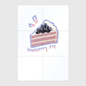 Магнитный плакат 2Х3 с принтом blueberry pie two! в Кировске, Полимерный материал с магнитным слоем | 6 деталей размером 9*9 см | вкусняшка | пирог | рисунок | сладость | торт