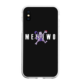 Чехол для iPhone XS Max матовый с принтом Mewtwo x nba в Кировске, Силикон | Область печати: задняя сторона чехла, без боковых панелей | anime | mew two | nba | pokemon | poket monster | poketmon | аниме | анимэ | баскетбол | карманные монстры | мью ту | нба | покемон