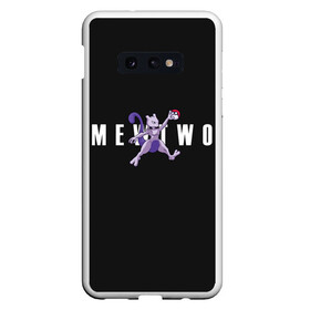 Чехол для Samsung S10E с принтом Mewtwo x nba в Кировске, Силикон | Область печати: задняя сторона чехла, без боковых панелей | anime | mew two | nba | pokemon | poket monster | poketmon | аниме | анимэ | баскетбол | карманные монстры | мью ту | нба | покемон