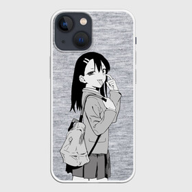 Чехол для iPhone 13 mini с принтом Нагаторо сан с рюкзаком в Кировске,  |  | аниме | нагаторо | садистка | ученица | хаясэ | школьница