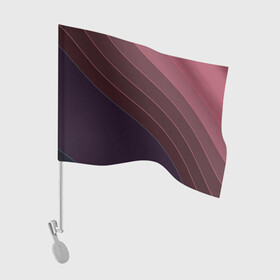 Флаг для автомобиля с принтом Коричнево-фиолетовый узор  в Кировске, 100% полиэстер | Размер: 30*21 см | абстрактный | геометрический | диагональный узор | коричневый | косые полосы | современный | фиолетовый | шоколадный