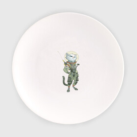 Тарелка с принтом Космический боевой кот в Кировске, фарфор | диаметр - 210 мм
диаметр для нанесения принта - 120 мм | арт | астронавт | белая кошка | белый кот | военный | космонавт | космос | кот | кот военный | котейка | кошка | рисунок | скафандр