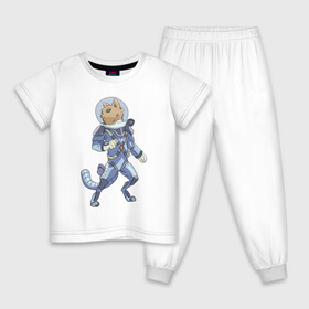 Детская пижама хлопок с принтом Рыжий космонавт в Кировске, 100% хлопок |  брюки и футболка прямого кроя, без карманов, на брюках мягкая резинка на поясе и по низу штанин
 | Тематика изображения на принте: арт | астронавт | космонавт | космос | кот | кот астронавт | кот космонавт | котейка | кошка | рисунок | рыжая кошка | рыжий кот | скафандр
