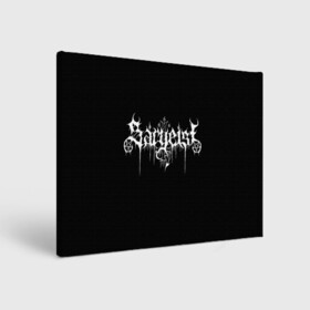 Холст прямоугольный с принтом Sargeist в Кировске, 100% ПВХ |  | black metal | metal | rock | sargeist | группа | метал | рок | роцк