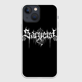 Чехол для iPhone 13 mini с принтом Sargeist в Кировске,  |  | Тематика изображения на принте: black metal | metal | rock | sargeist | группа | метал | рок | роцк