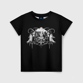 Детская футболка 3D с принтом Horna в Кировске, 100% гипоаллергенный полиэфир | прямой крой, круглый вырез горловины, длина до линии бедер, чуть спущенное плечо, ткань немного тянется | black metal | horna | metal | rock | группа | метал | рок | роцк | хорна