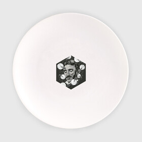 Тарелка с принтом Никола Тесла в Кировске, фарфор | диаметр - 210 мм
диаметр для нанесения принта - 120 мм | арт | лампочка | лампочки | никола тесла | рисунок | тесла | учёный | чёрно белый | черно белый рисунок | электричество