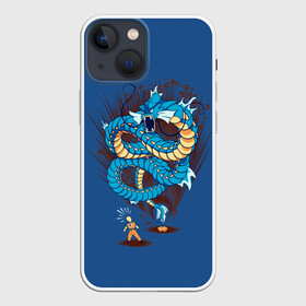 Чехол для iPhone 13 mini с принтом Gyarados в Кировске,  |  | anime | dragon ball | pokemon | poket monster | poketmon | аниме | анимэ | гирадос | драконий жемчуг | карманные монстры | покемон