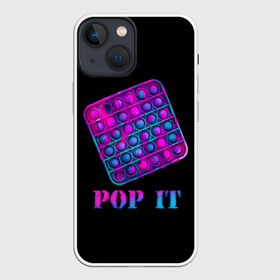 Чехол для iPhone 13 mini с принтом НЕОНОВЫЙ POP it в Кировске,  |  | neon | pop it | popit | антистресс | игрушка | неон | поп ит | попит | пузырчатая плёнка | пупырка