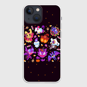 Чехол для iPhone 13 mini с принтом Покемоны на Хэллоуин в Кировске,  |  | anime | halloween | pokemon | poket monster | poketmon | аниме | анимэ | карманные монстры | покемон | хэллоуин
