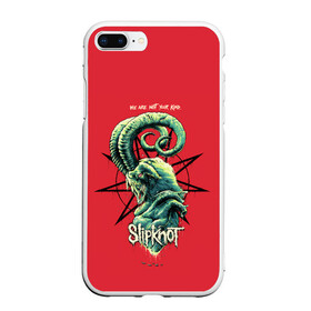 Чехол для iPhone 7Plus/8 Plus матовый с принтом SLIPKNOT | СЛИПКНОТ (+спина) (Z) в Кировске, Силикон | Область печати: задняя сторона чехла, без боковых панелей | rock | slipknot | петля | рок | скользящий узел | слипкнот | тяжелый рок | удавка