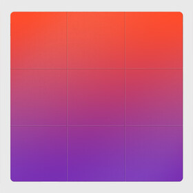 Магнитный плакат 3Х3 с принтом Оранжевый и Фиолетовый в Кировске, Полимерный материал с магнитным слоем | 9 деталей размером 9*9 см | Тематика изображения на принте: градиент | красный | оранжевый | перелив | переход | рассвет | синий | фиолетовый | цвета