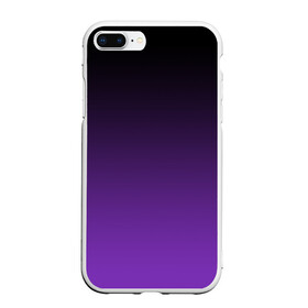 Чехол для iPhone 7Plus/8 Plus матовый с принтом Ночной градиент | Фиолетовый в Кировске, Силикон | Область печати: задняя сторона чехла, без боковых панелей | градиент | ночной | ночь | перелив | переход | сумерки | темный | феолетовый | фиолетовый | цвета | черный