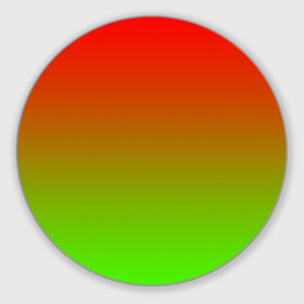 Коврик для мышки круглый с принтом Градиент Яблоко в Кировске, резина и полиэстер | круглая форма, изображение наносится на всю лицевую часть | градиент | желтый | зеленый | красный | перелив | переход | фрукты | цвета | яблоко