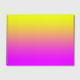 Альбом для рисования с принтом Яркий рассвет в Кировске, 100% бумага
 | матовая бумага, плотность 200 мг. | градиент | желтый | перелив | переход | рассвет | розовый | сереневый | сиреневый | солнце | феолетовый | фиолетовый | цвета | яркий