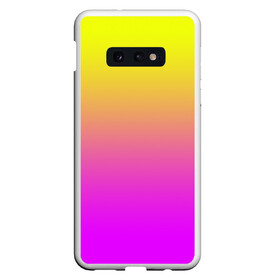 Чехол для Samsung S10E с принтом Яркий рассвет в Кировске, Силикон | Область печати: задняя сторона чехла, без боковых панелей | градиент | желтый | перелив | переход | рассвет | розовый | сереневый | сиреневый | солнце | феолетовый | фиолетовый | цвета | яркий
