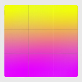 Магнитный плакат 3Х3 с принтом Яркий рассвет в Кировске, Полимерный материал с магнитным слоем | 9 деталей размером 9*9 см | градиент | желтый | перелив | переход | рассвет | розовый | сереневый | сиреневый | солнце | феолетовый | фиолетовый | цвета | яркий