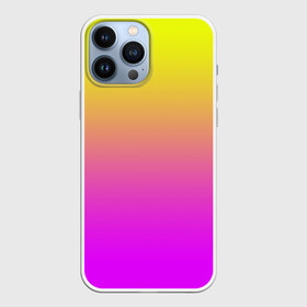 Чехол для iPhone 13 Pro Max с принтом Яркий рассвет в Кировске,  |  | градиент | желтый | перелив | переход | рассвет | розовый | сереневый | сиреневый | солнце | феолетовый | фиолетовый | цвета | яркий