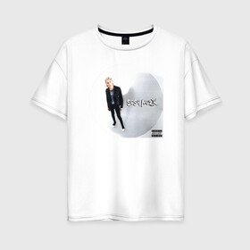 Женская футболка хлопок Oversize с принтом Платина - Sosa Muzik в Кировске, 100% хлопок | свободный крой, круглый ворот, спущенный рукав, длина до линии бедер
 | platina | trap | русский рэп | соса мьюзик | трэп