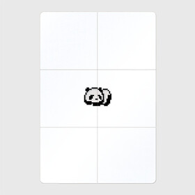 Магнитный плакат 2Х3 с принтом Панда в Кировске, Полимерный материал с магнитным слоем | 6 деталей размером 9*9 см | art | pixel | pixelart | милаха | милая панда | панда | панда пиксель арт | пиксели | пиксель | пиксельарт | спящая панда