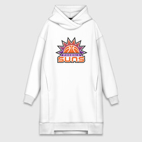 Платье-худи хлопок с принтом Phoenix Suns в Кировске,  |  | basketball | mvp | nba | phoenix | sport | streetball | suns | аризона | баскетбол | игра | крис пол | мяч | нба | санс | спорт | стритбол | тренер | финикс | чемпион