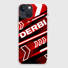 Чехол для iPhone 13 mini с принтом DERBI   ДЕРБИ   SPORT в Кировске,  |  | derbi | gp1 | motorcycle | motosport | predator | racing | senda | speed | sport | байк | гонки | двигатель | дерби | мото | мотокросс | мотоспорт | мототриал | мотоцикл | предатор. | сенда | скорость | спорт