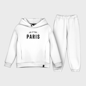 Детский костюм хлопок Oversize с принтом ICI CEST PARIS   МЕССИ в Кировске,  |  | ici cest paris | lionel messi | paris saint germain football club | psg | лионель месси | пари сен жермен | псж | франция.