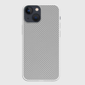 Чехол для iPhone 13 mini с принтом GRAY CARBON в Кировске,  |  | carbon | абстракция | без дизайна | карбон | карбон и ничего лишнего | на каждый день | серая | серое | серый | текстура