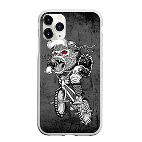 Чехол для iPhone 11 Pro матовый с принтом Junk Ride в Кировске, Силикон |  | bike | bmx | gorilla | mtb | ride | бэм | вело | велосипед | велоспорт | горилла | поездка
