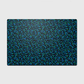 Головоломка Пазл магнитный 126 элементов с принтом Абстрактный зелено-синий узор  в Кировске, полимерный материал с магнитным слоем | 126 деталей, размер изделия —  180*270 мм | Тематика изображения на принте: абстрактный | вкрапления | зеленый | молодежный | мраморный | синий | современный | черный и синий