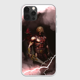 Чехол для iPhone 12 Pro с принтом HE-MAN и ORKO | Masters of the Universe (Z) в Кировске, силикон | область печати: задняя сторона чехла, без боковых панелей | Тематика изображения на принте: he man | masters of the universe | mult | orka | orko | she ra | властелины вселенной | мульт | мультфильм | орка | орко | хи ман | хи мен | хи мэн