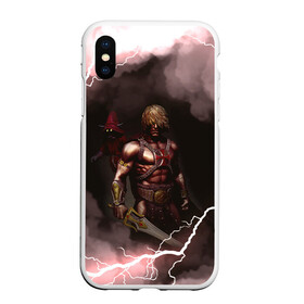 Чехол для iPhone XS Max матовый с принтом HE-MAN и ORKO | Masters of the Universe (Z) в Кировске, Силикон | Область печати: задняя сторона чехла, без боковых панелей | Тематика изображения на принте: he man | masters of the universe | mult | orka | orko | she ra | властелины вселенной | мульт | мультфильм | орка | орко | хи ман | хи мен | хи мэн