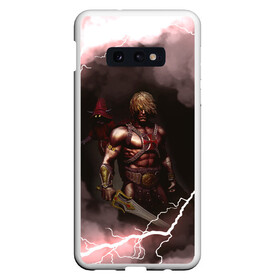 Чехол для Samsung S10E с принтом HE-MAN и ORKO | Masters of the Universe (Z) в Кировске, Силикон | Область печати: задняя сторона чехла, без боковых панелей | he man | masters of the universe | mult | orka | orko | she ra | властелины вселенной | мульт | мультфильм | орка | орко | хи ман | хи мен | хи мэн