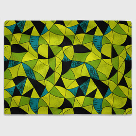 Плед 3D с принтом Гранжевый яркий зеленый  в Кировске, 100% полиэстер | закругленные углы, все края обработаны. Ткань не мнется и не растягивается | абстрактный | гранжевая текстура | зеленый | летний | молодежный | современный | ярко желтый