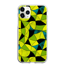 Чехол для iPhone 11 Pro матовый с принтом Гранжевый яркий зеленый  в Кировске, Силикон |  | абстрактный | гранжевая текстура | зеленый | летний | молодежный | современный | ярко желтый