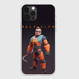 Чехол для iPhone 12 Pro с принтом FREEMAN | ФРИМАН | HALF LIFE (Z) в Кировске, силикон | область печати: задняя сторона чехла, без боковых панелей | aperture laboratories | black mesa | gordon freeman | half life | half life 3 | valve | блэк меса | вэлв | гордон фриман | халф лайф