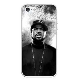 Чехол для iPhone 5/5S матовый с принтом Ice Cube | Айс Куб (Z) в Кировске, Силикон | Область печати: задняя сторона чехла, без боковых панелей | ice cube | oshea jackson | rap | айс куб | айс кьюб | реп | репер | рэпер | хип хоп