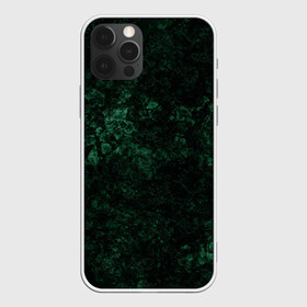 Чехол для iPhone 12 Pro Max с принтом Темно-зеленый мраморный узор  в Кировске, Силикон |  | абстрактный | велюровый | зеленый | каменный | мрамор | современный | текстура камня | темный зеленый