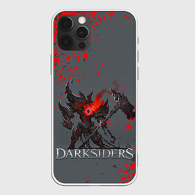 Чехол для iPhone 12 Pro Max с принтом Darksiders | Гнев Войны (Z) в Кировске, Силикон |  | azrael | darksiders | darksiders 2 | darksiders 3 | griever | silitha | tiamat | ulthane | vulgrim | wrath of war | всадник апокалипсиса | гнев войны | обугленный совет | руина | ультэйн | чёрный молот