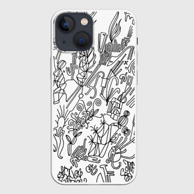 Чехол для iPhone 13 mini с принтом Точка воображения в Кировске,  |  | art | граффити | иероглифы | искусство | оригинал | роспись | узор