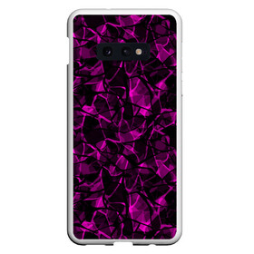 Чехол для Samsung S10E с принтом Абстрактный узор цвета фуксия в Кировске, Силикон | Область печати: задняя сторона чехла, без боковых панелей | детский | лиловый | молодежный | популярный | современный | темный лиловый | фуксия | черный и бордовый