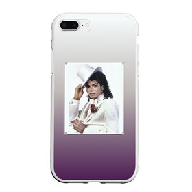 Чехол для iPhone 7Plus/8 Plus матовый с принтом Майкл Джексон навсегда в Кировске, Силикон | Область печати: задняя сторона чехла, без боковых панелей | forever young | michael jackson | король | майкл джексон | поп музыка
