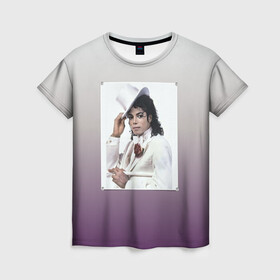 Женская футболка 3D с принтом Майкл Джексон навсегда в Кировске, 100% полиэфир ( синтетическое хлопкоподобное полотно) | прямой крой, круглый вырез горловины, длина до линии бедер | forever young | michael jackson | король | майкл джексон | поп музыка
