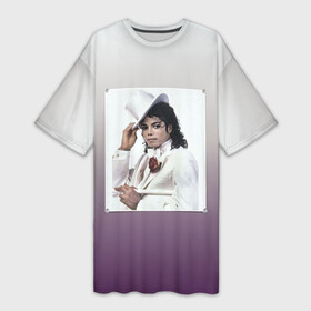 Платье-футболка 3D с принтом Майкл Джексон навсегда в Кировске,  |  | forever young | michael jackson | король | майкл джексон | поп музыка